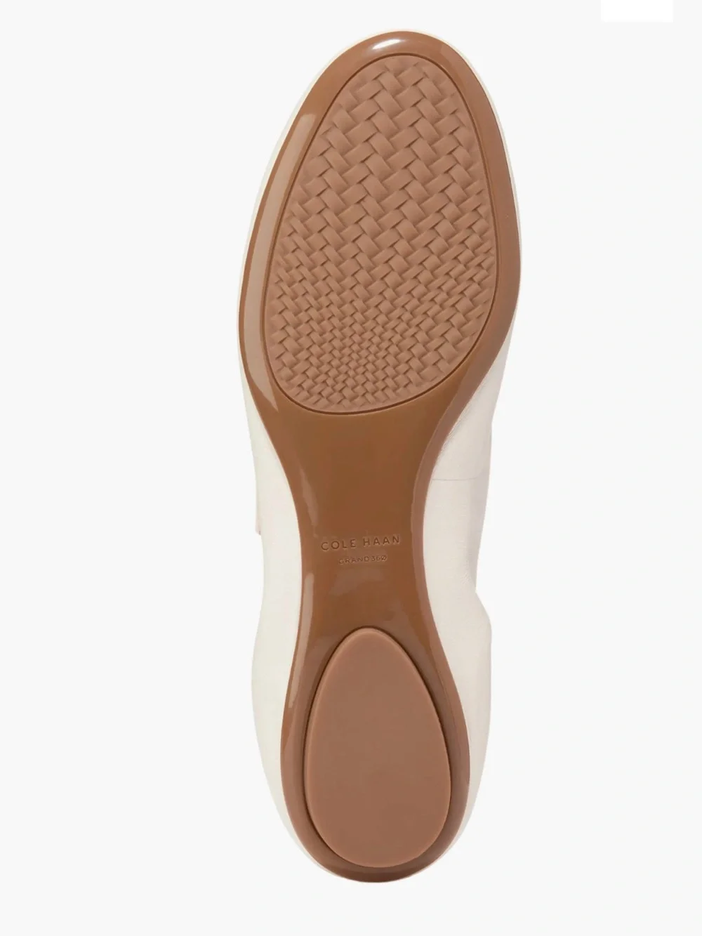 Cole Haan Graclyn Mary Jane Ballet Flat women size 11 ivory, like new